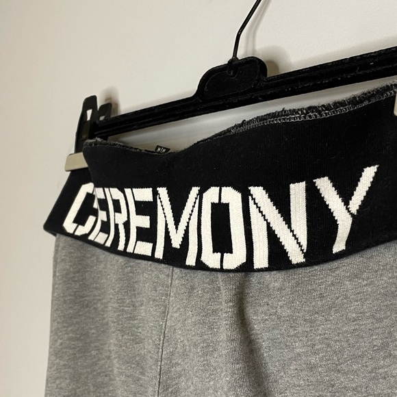 Opening Ceremony Pants - Opening Ceremony Elastic Logo Crop Sweatpant